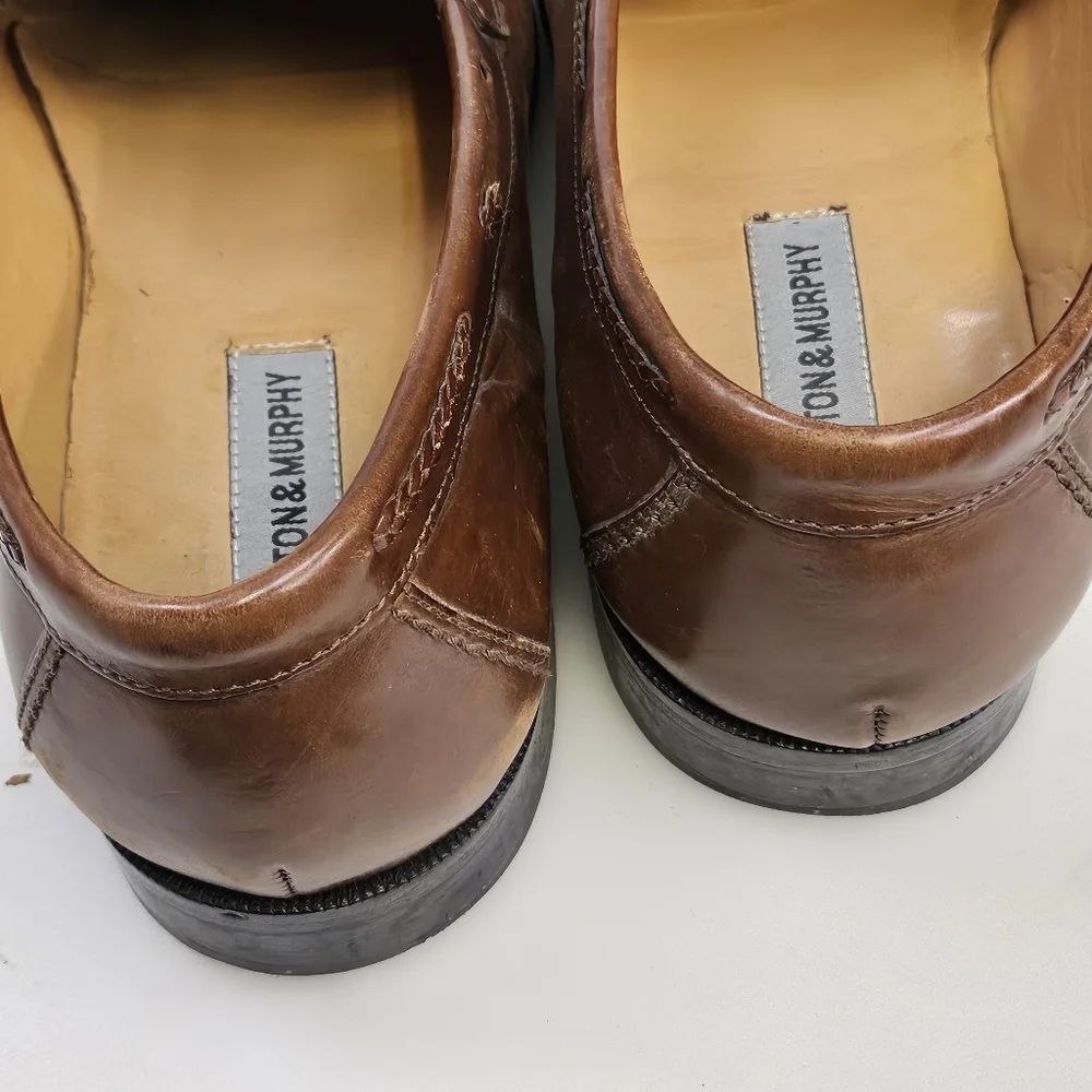 Johnston‎ & Murphy Leather Tassel Loafers Tan Mens Size 10.5M 15-0780 India